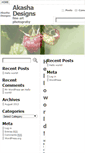 Mobile Screenshot of akasha-designs.com