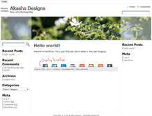 Tablet Screenshot of akasha-designs.com